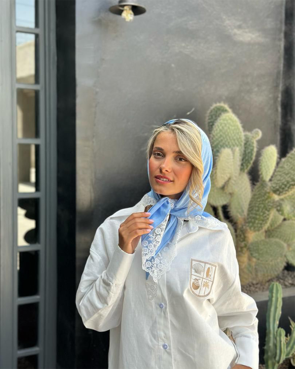 روسری دور گیپور تابستونی