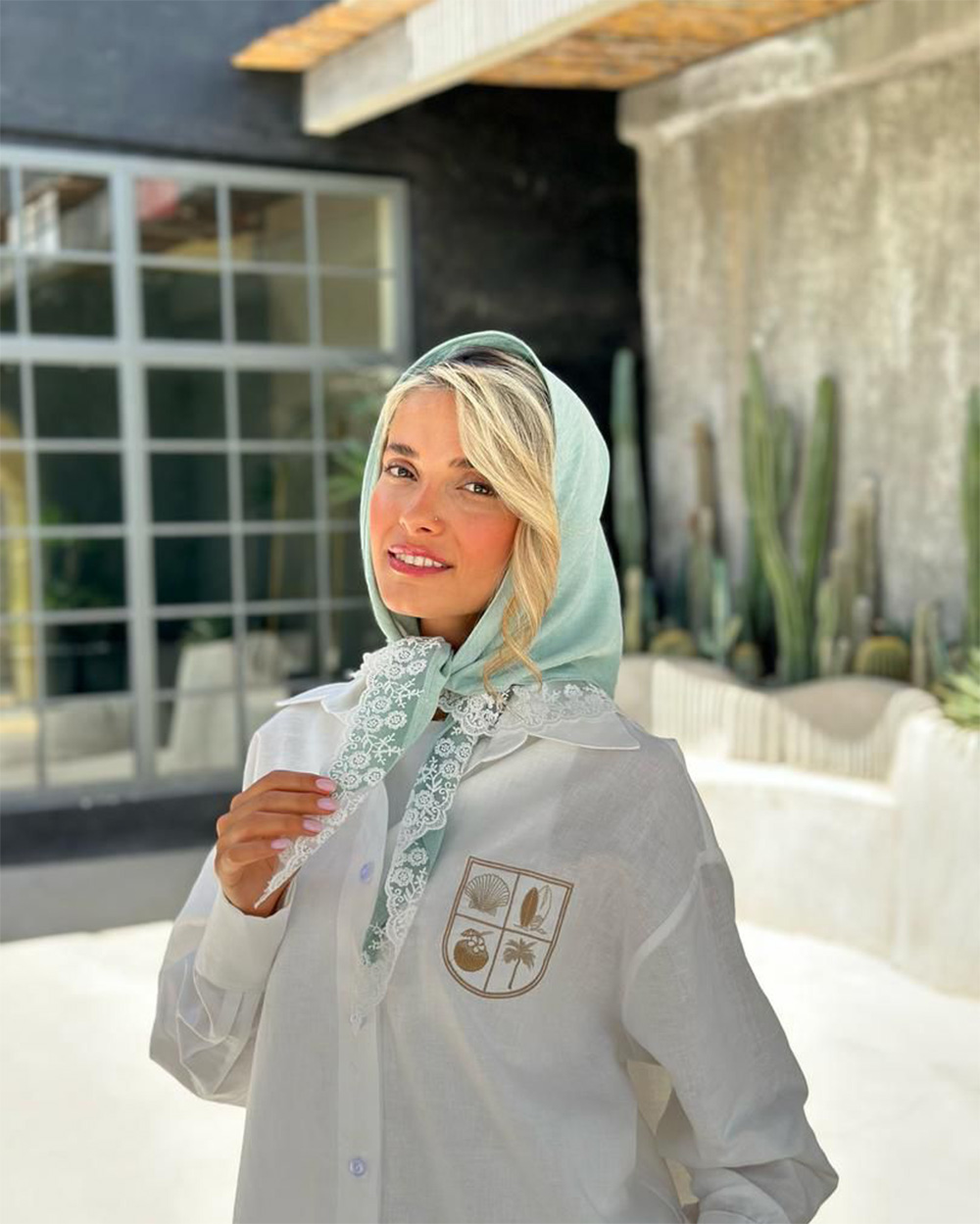 روسری دور گیپور تابستونی