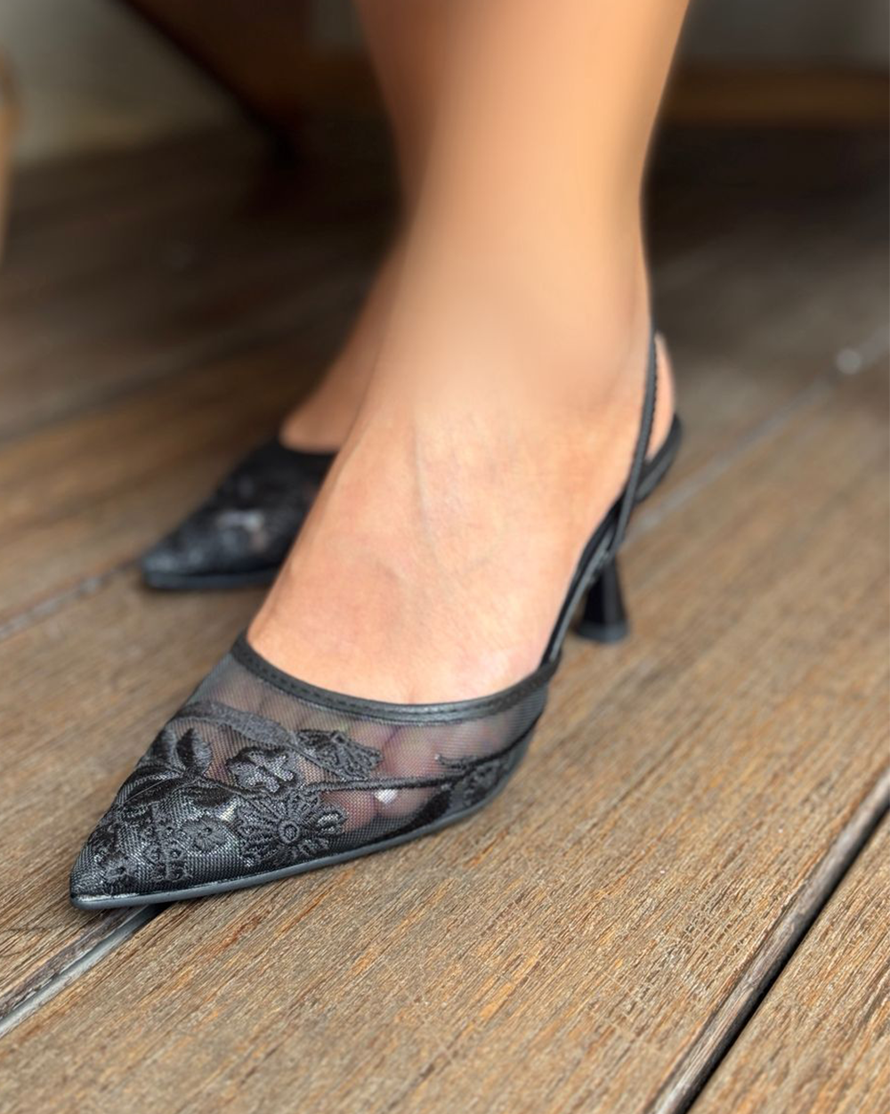 floral heels