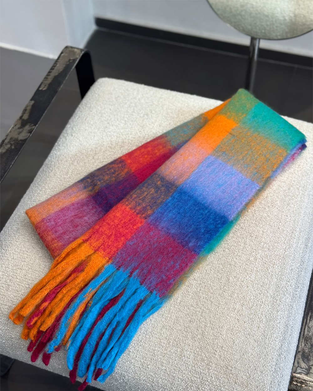 بیگ اسکارف چهارخانه