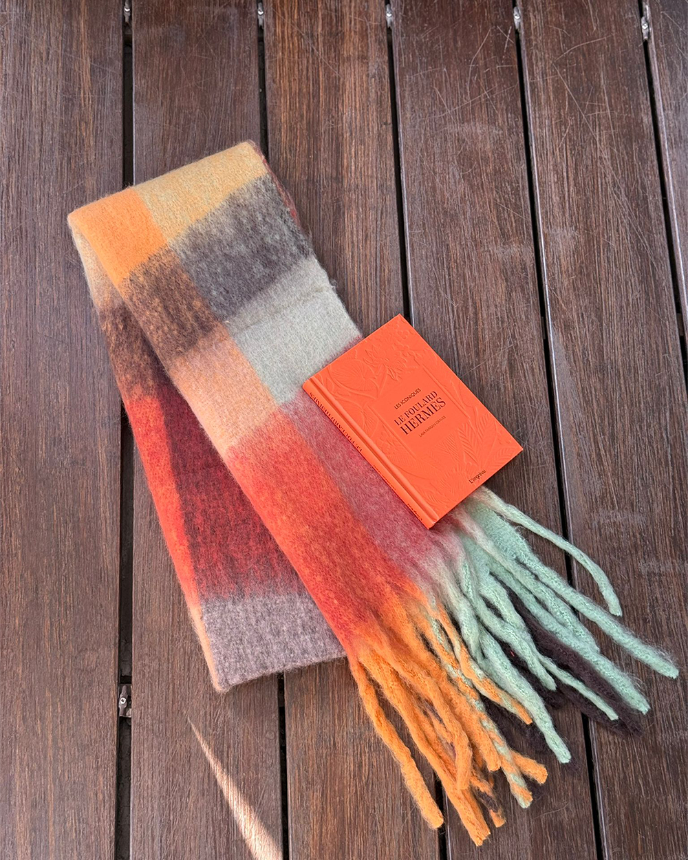 بیگ اسکارف چهارخانه