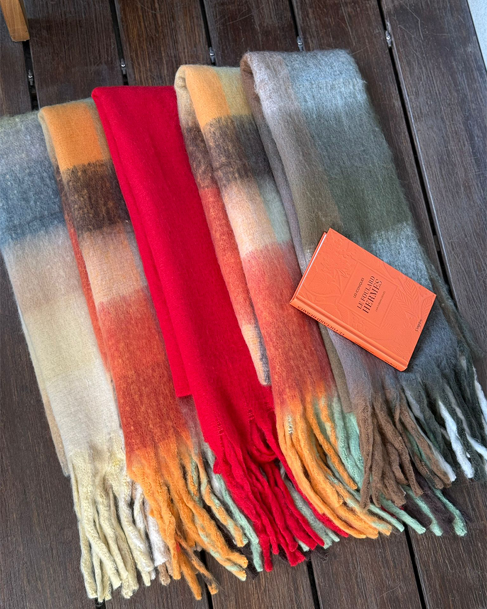 بیگ اسکارف چهارخانه