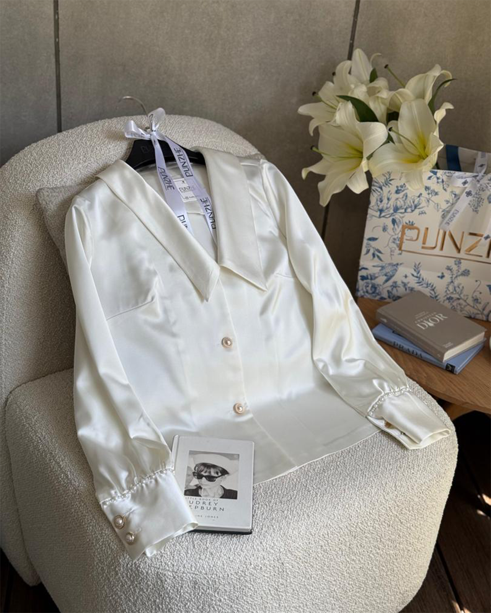 شومیز یقه بلند