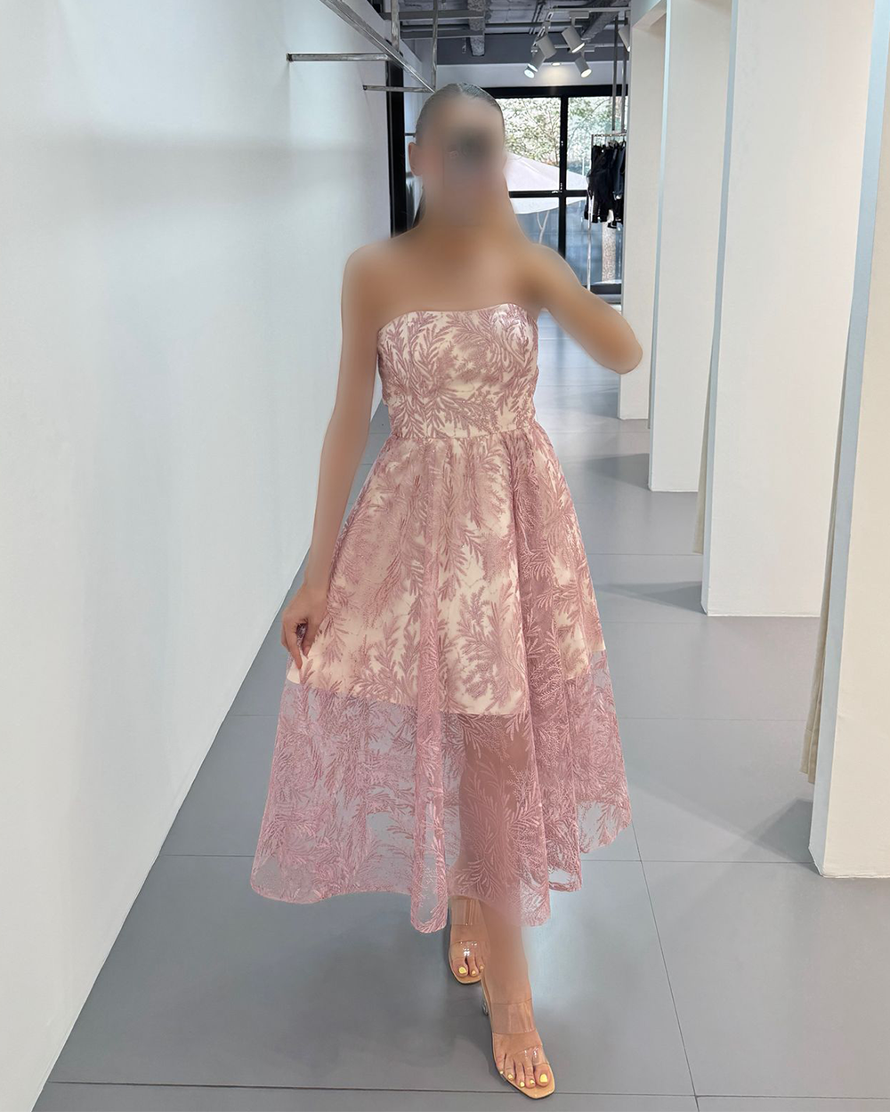 پیراهن توربلند دکلته