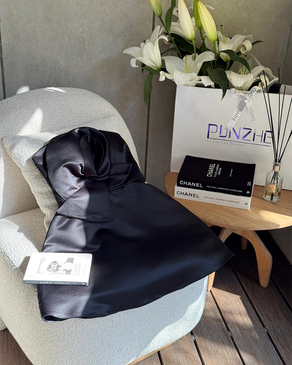 پیراهن جلو گل