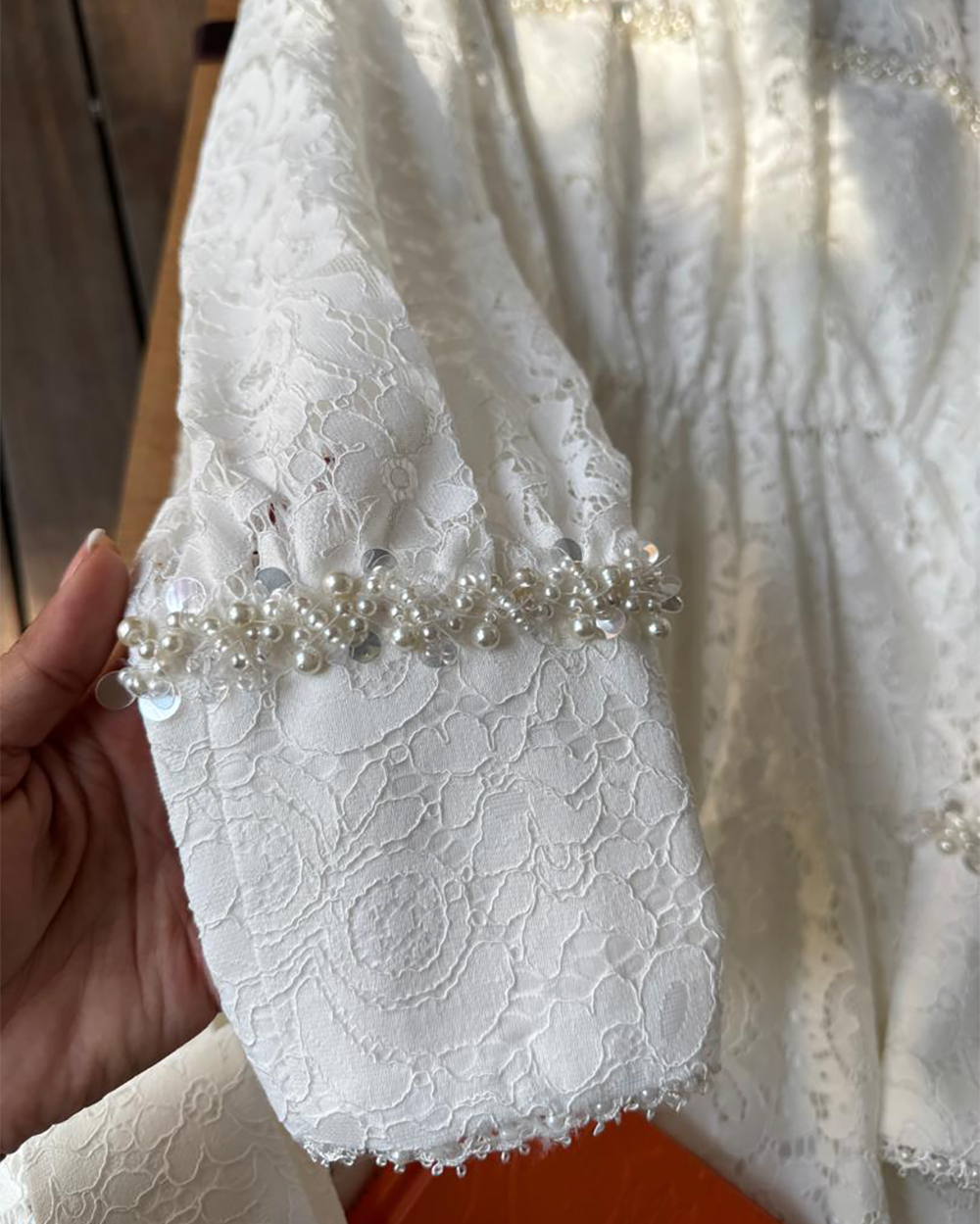 پیراهن دانتل کار شده