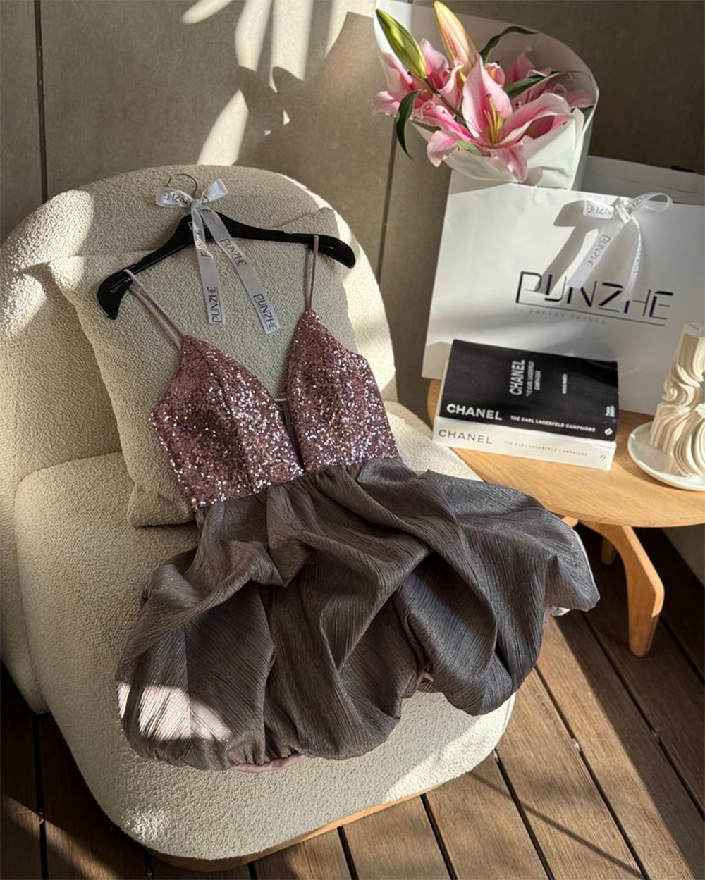 پیراهن عروسکی کارشده