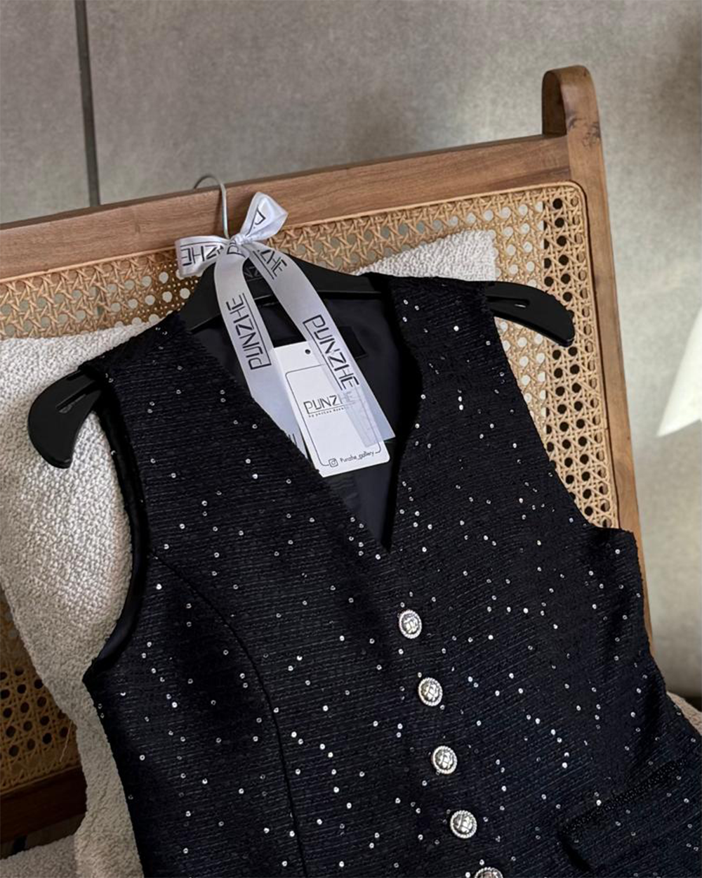 وست شنل جلو دکمه