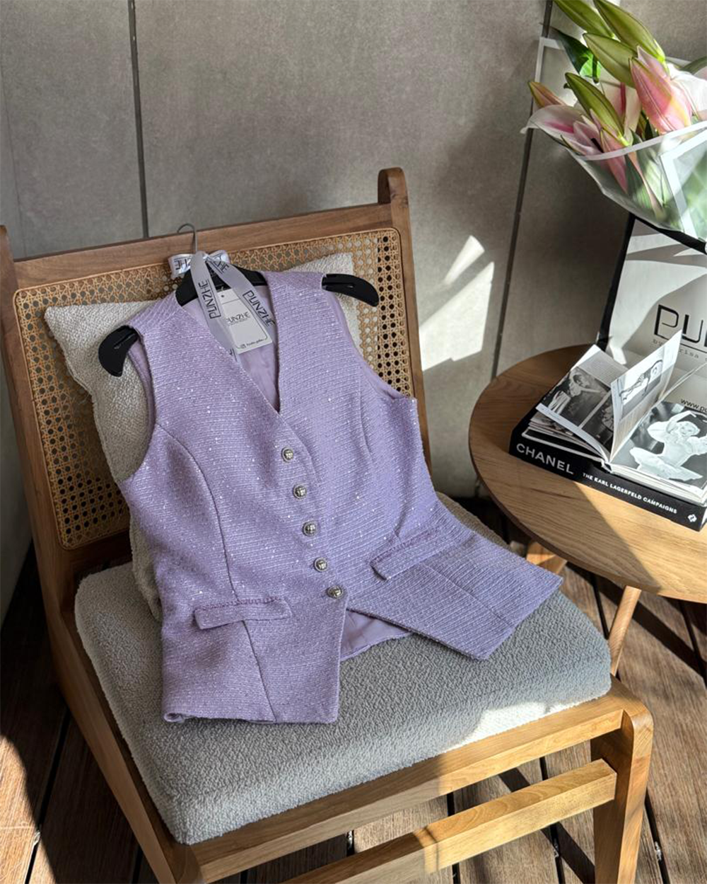 وست شنل جلو دکمه