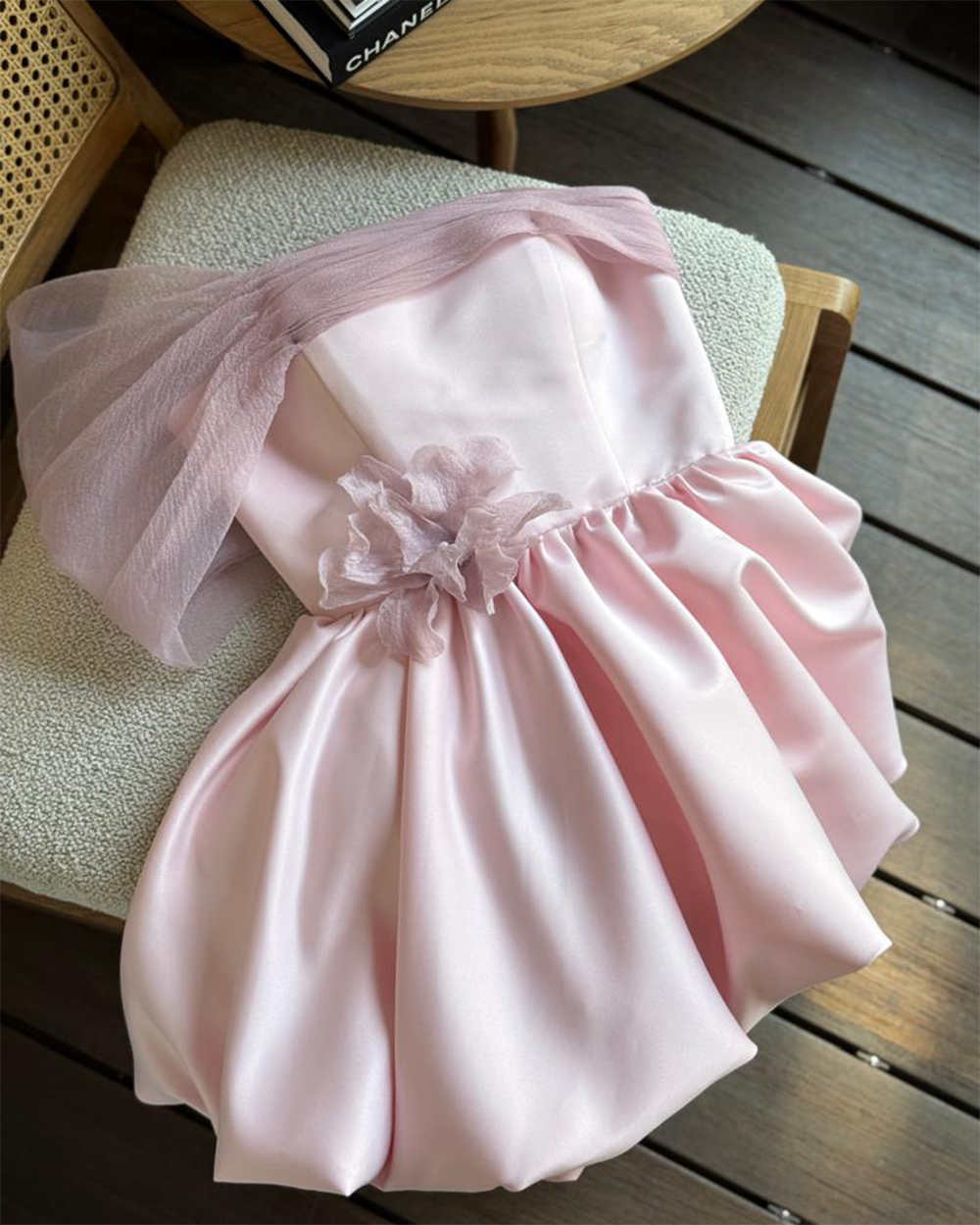 پیراهن صورتی قارچی