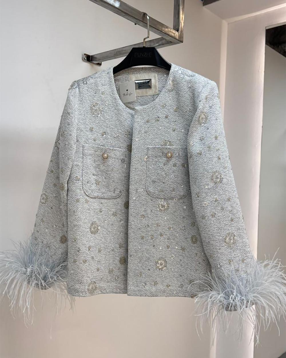 کت آستین پر