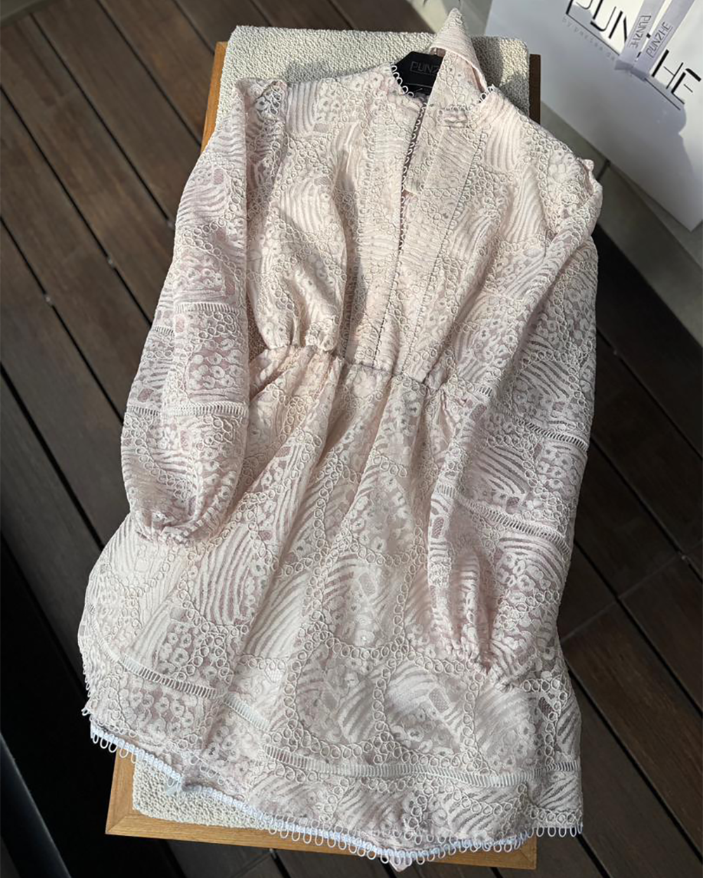 پیراهن دانتل نواری