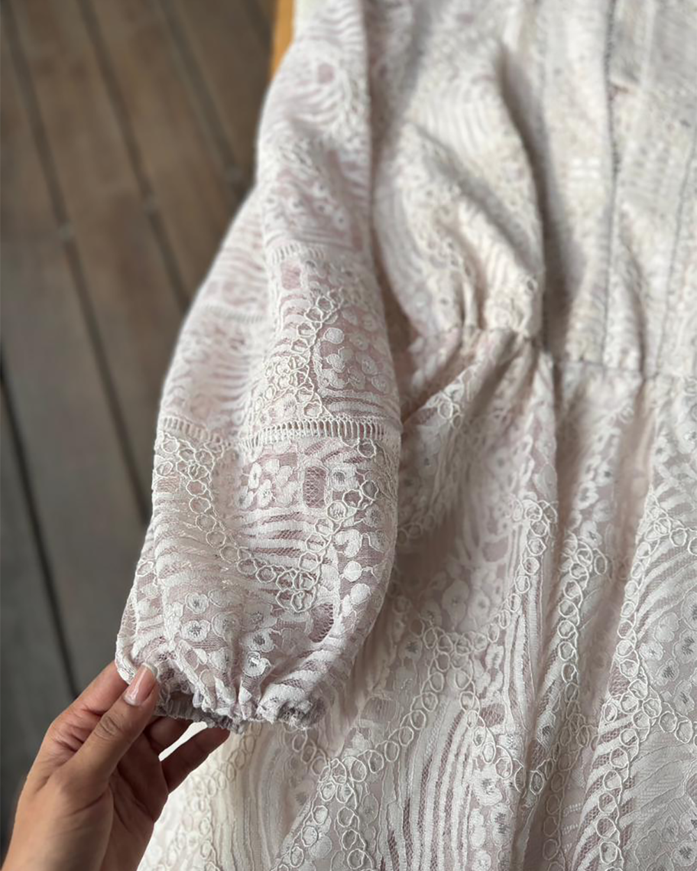 پیراهن دانتل نواری