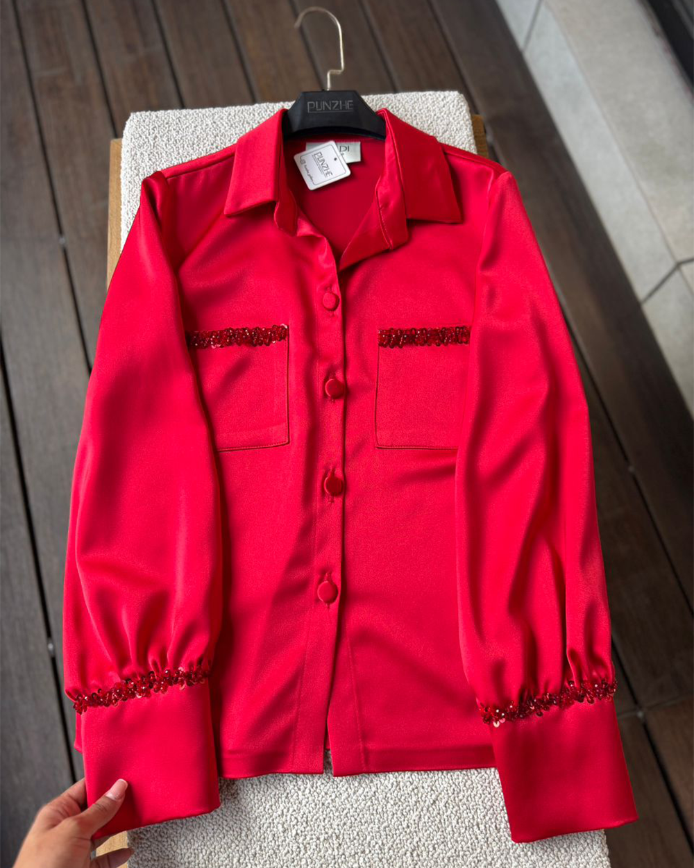 شومیز جیب کارشده