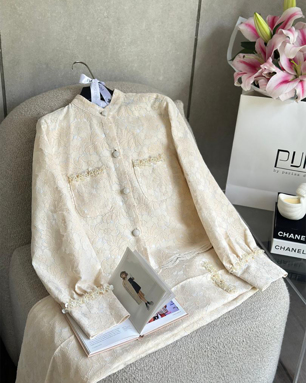 شومیز دانتل کارشده