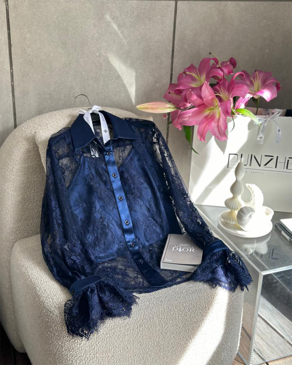 شومیز دانتل فرانسه