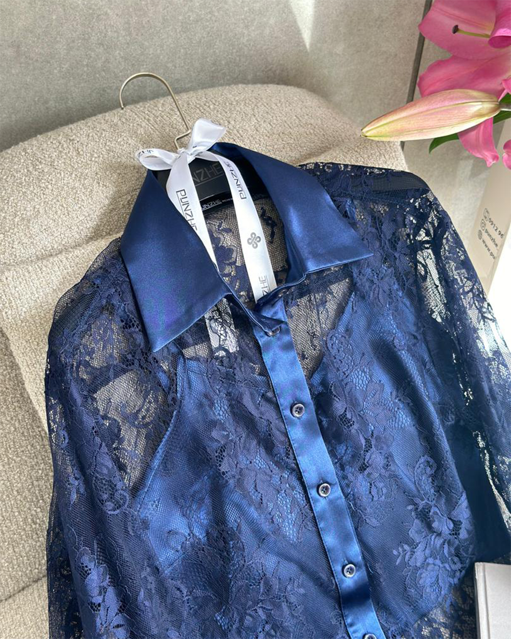 شومیز دانتل فرانسه