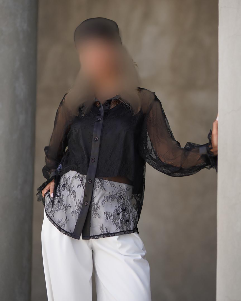 شومیز دانتل فرانسه