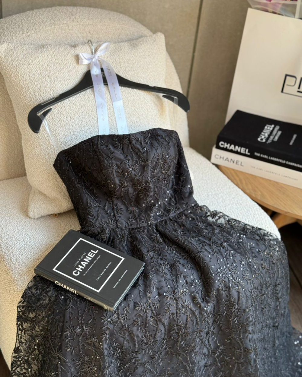 پیراهن توربلند دکلته