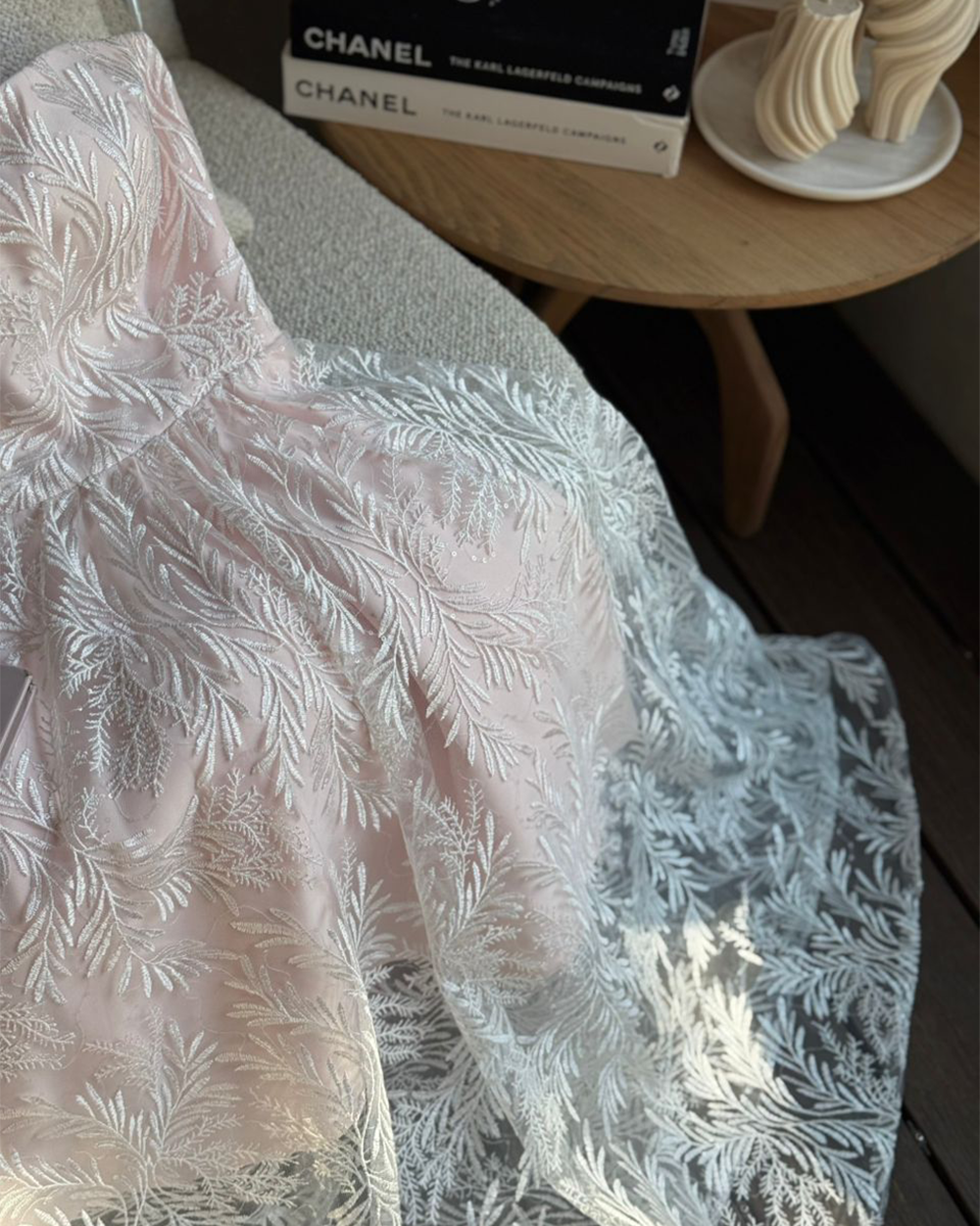 پیراهن توربلند دکلته