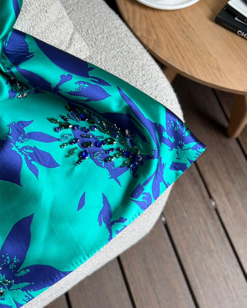 پیراهن ژاکارد رنگی