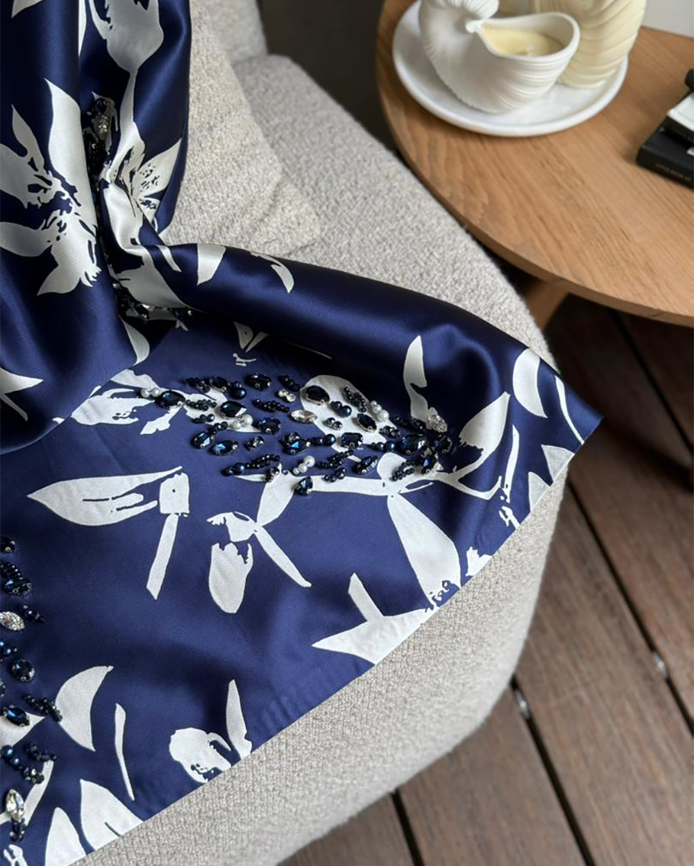 پیراهن ژاکارد رنگی