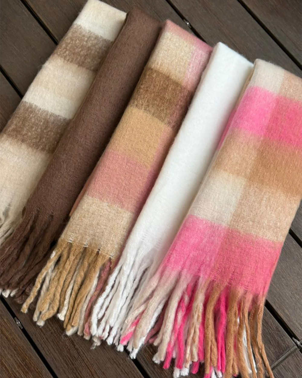 شال چهارخونه جدید