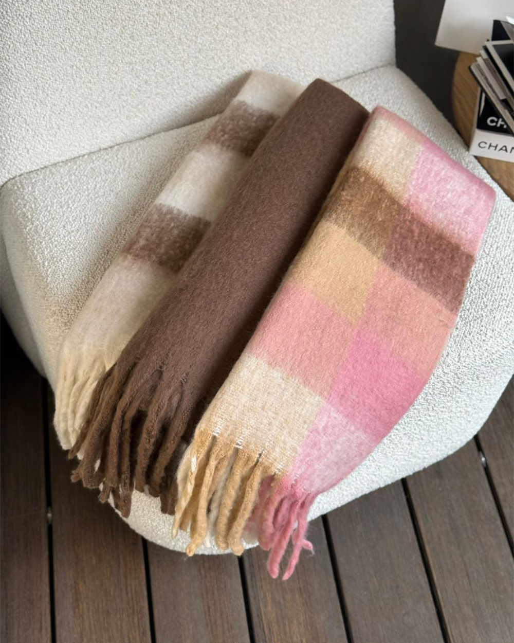 شال چهارخونه جدید