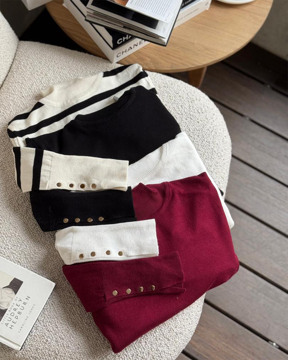 بافت آستین دکمه