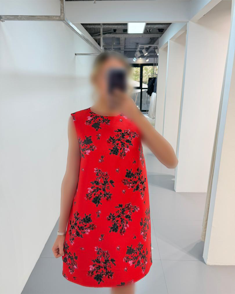 پیراهن رنگی کار شده