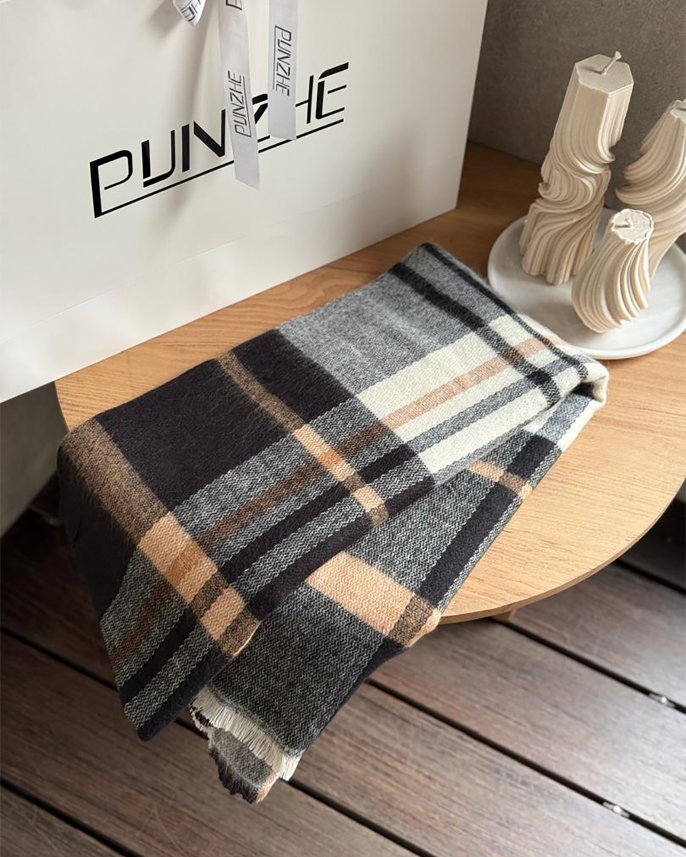 شال چهارخونه