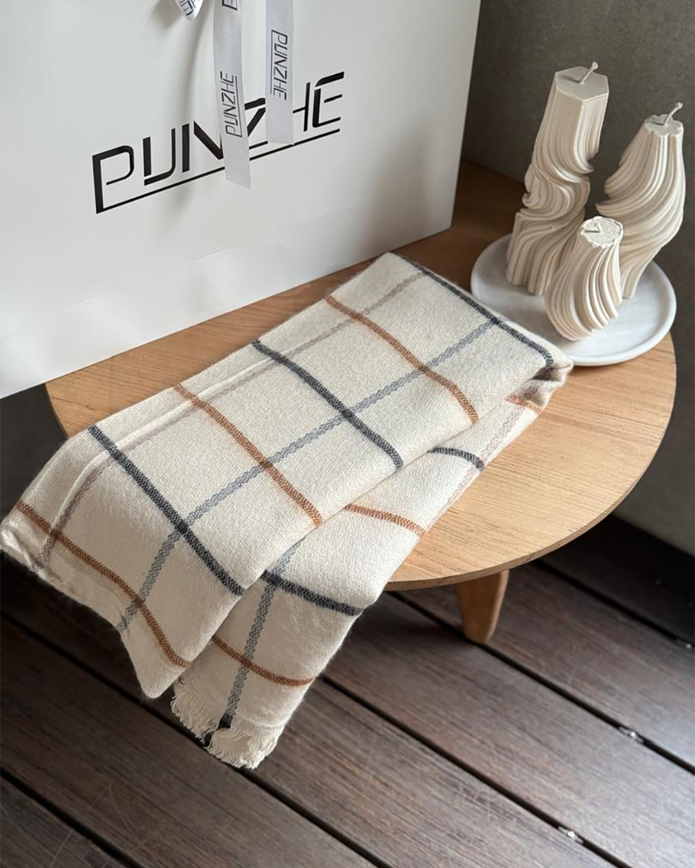 شال چهارخونه