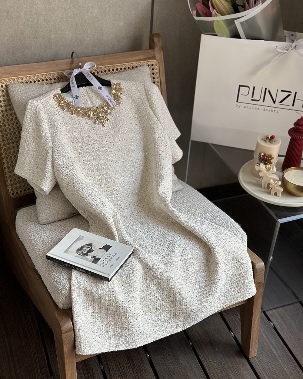 پیراهن یقه سنگ شنل