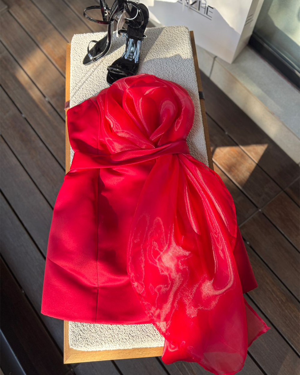 پیراهن بالا ارگانزا