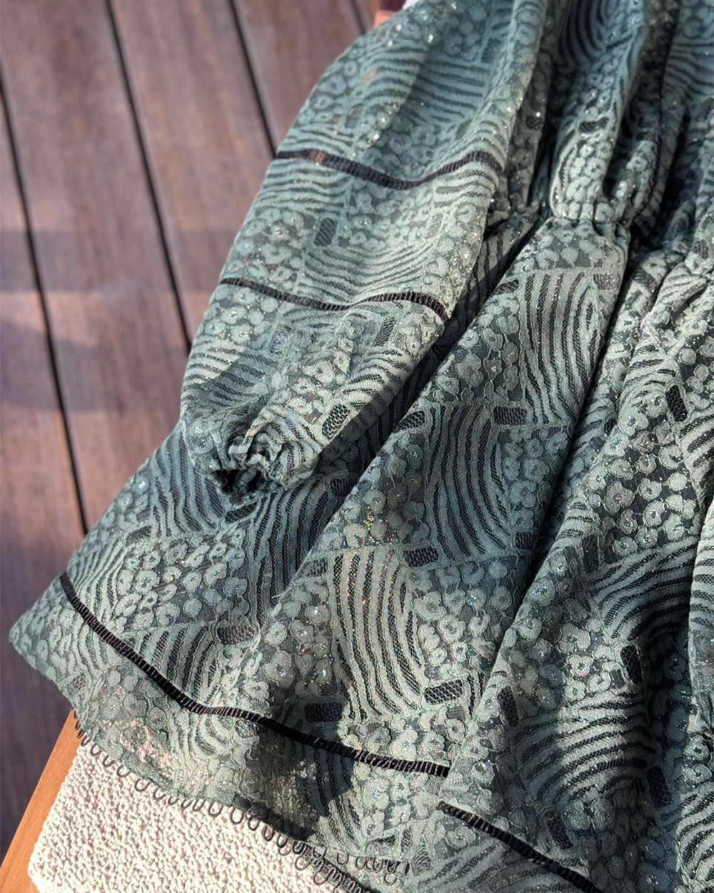 پیراهن دانتل نواری