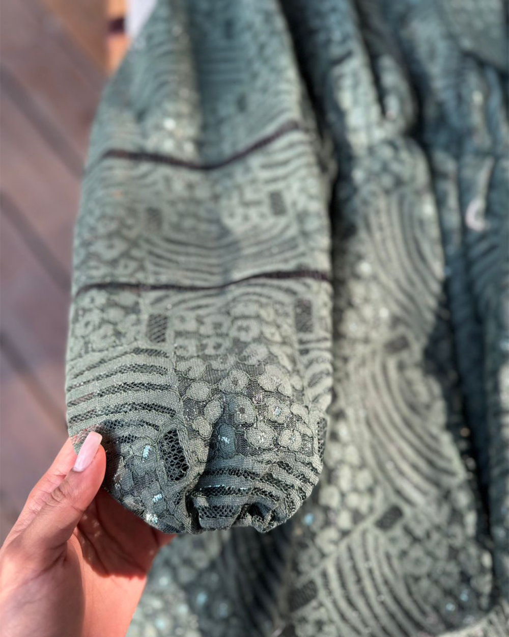 پیراهن دانتل نواری