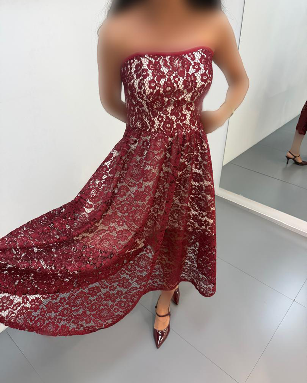 دکلته نوار دار بلند