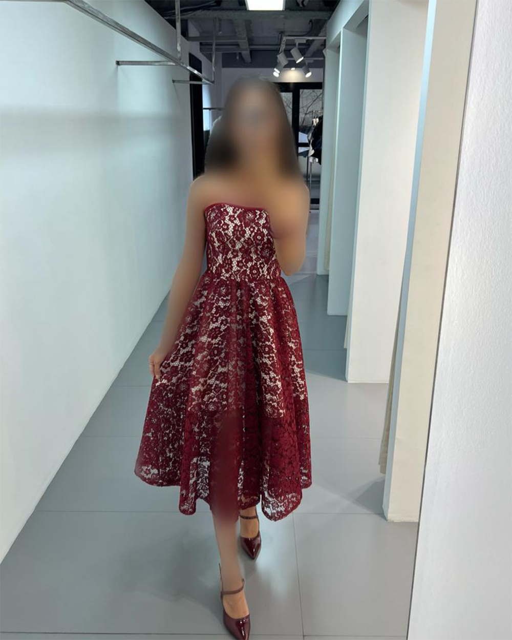 دکلته نوار دار بلند