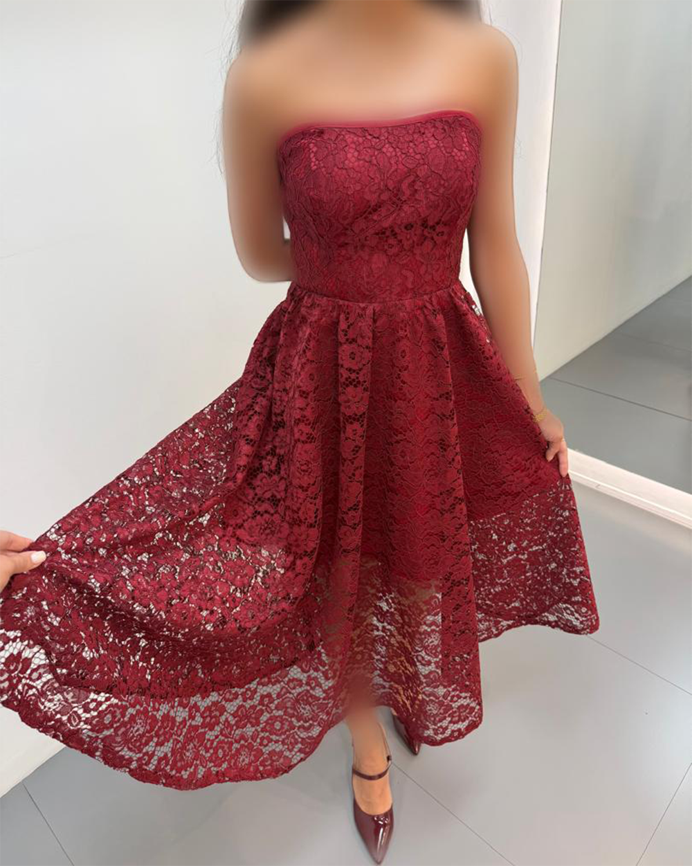 دکلته نوار دار بلند