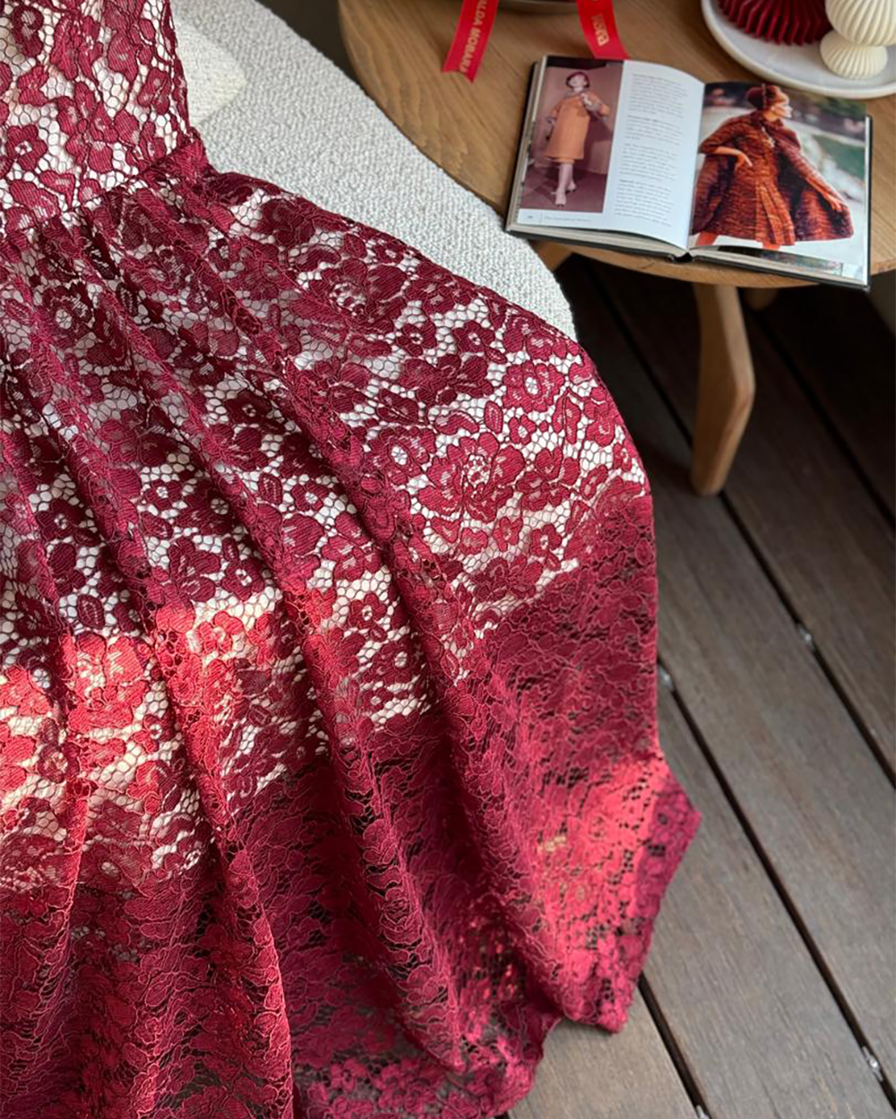 دکلته نوار دار بلند