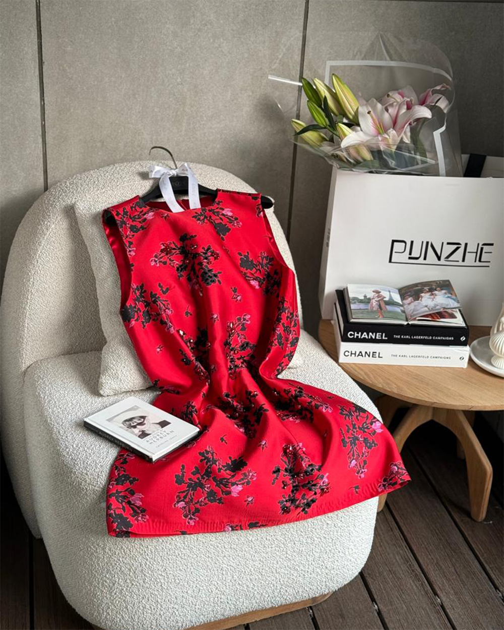 پیراهن ژاکارد رنگی