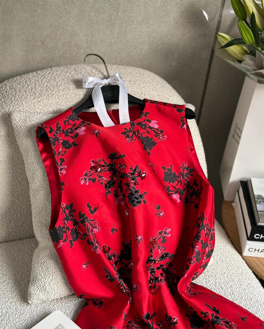 پیراهن ژاکارد رنگی