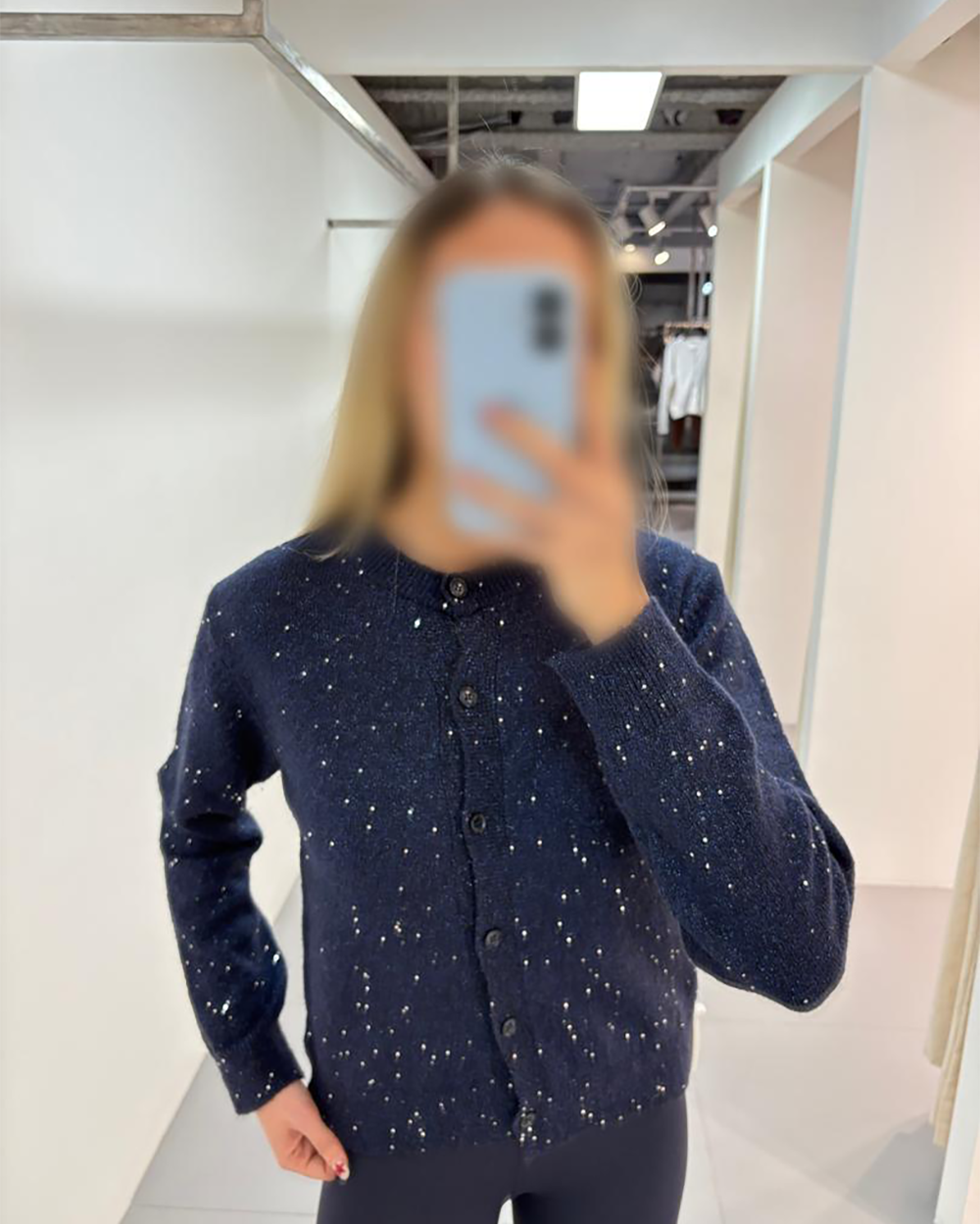 بافت شاین جلو دکمه