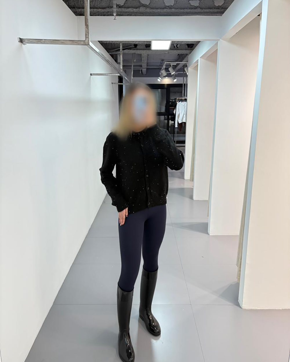 بافت شاین جلو دکمه