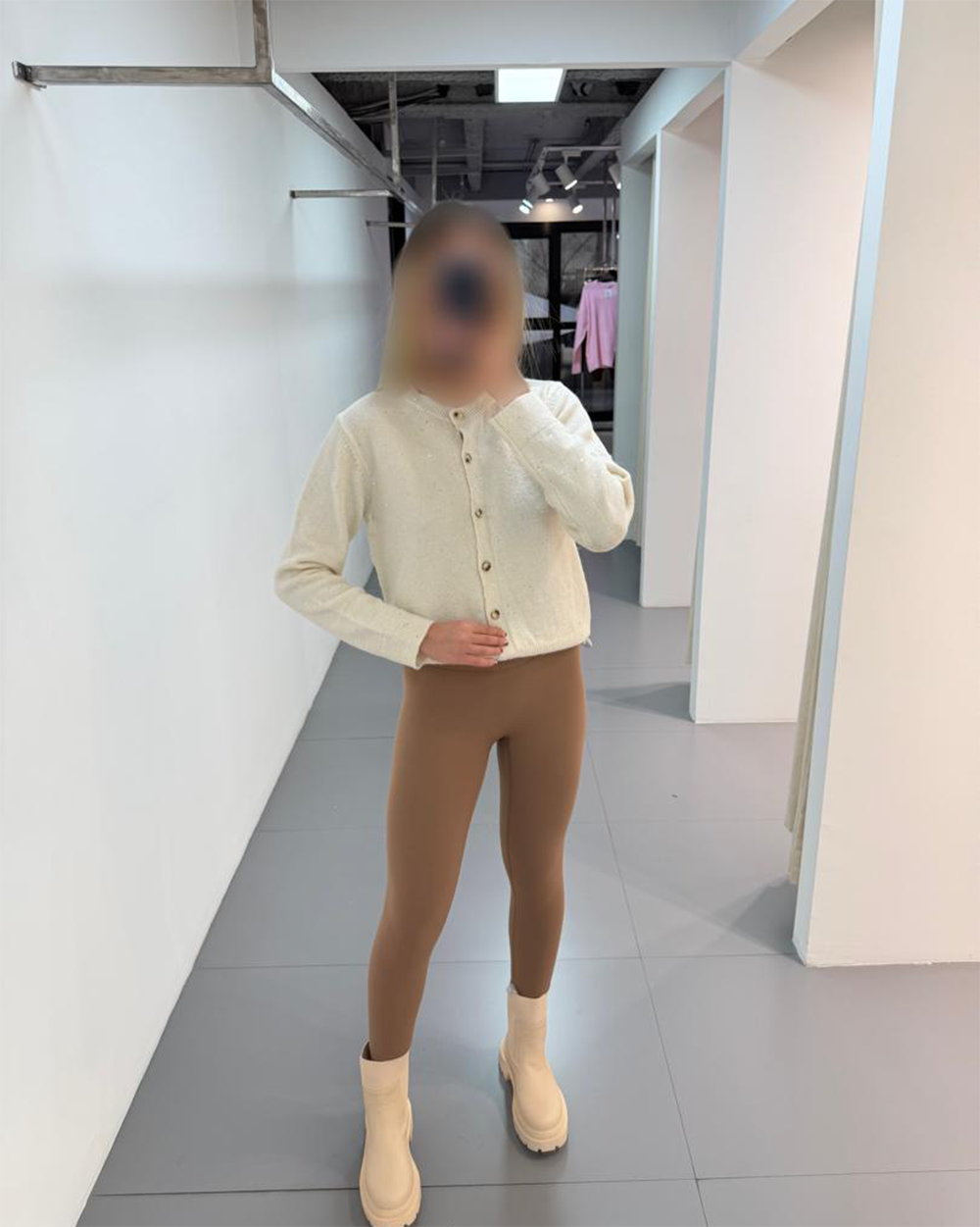 بافت شاین جلو دکمه