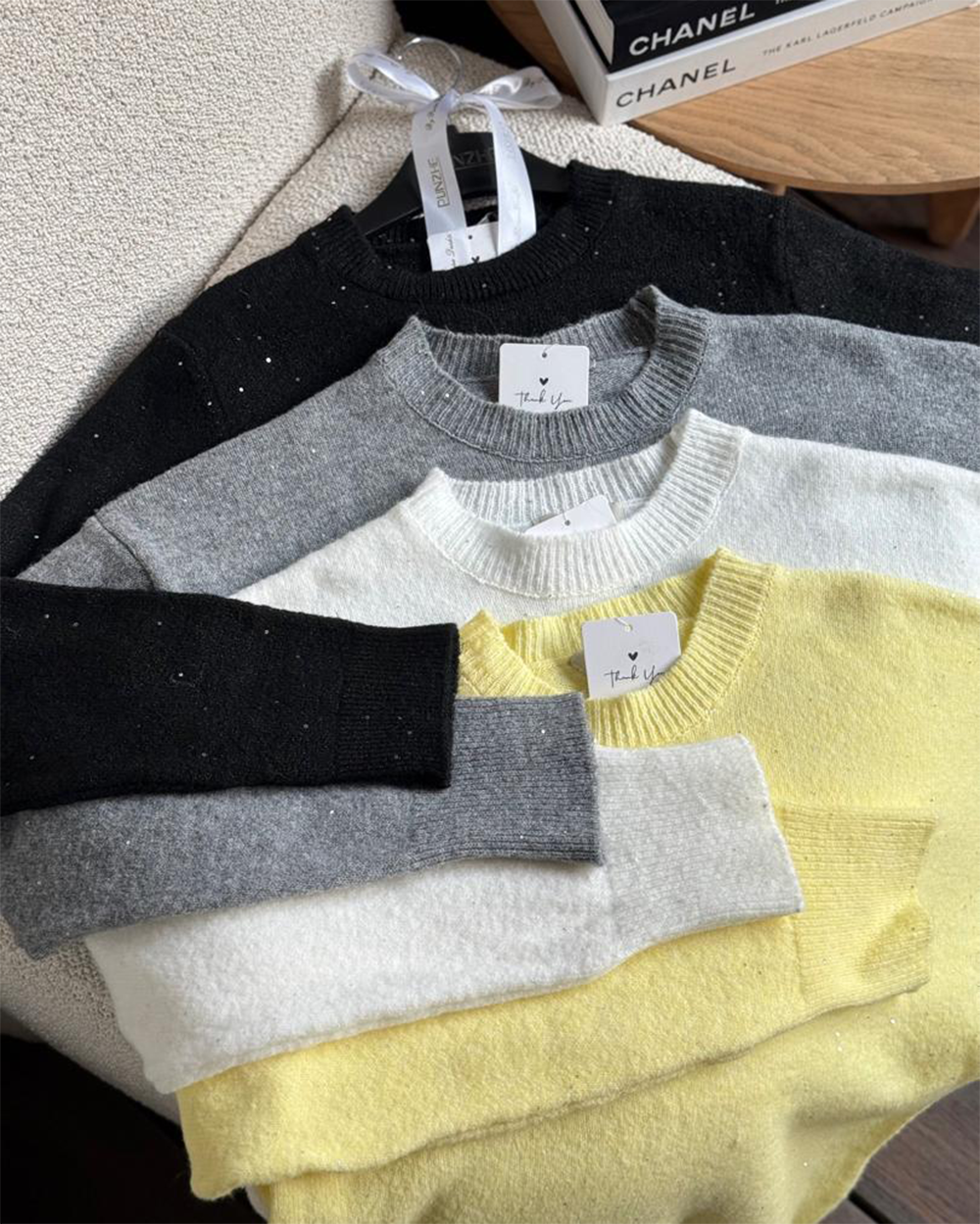 بافت یقه گرد شاینی