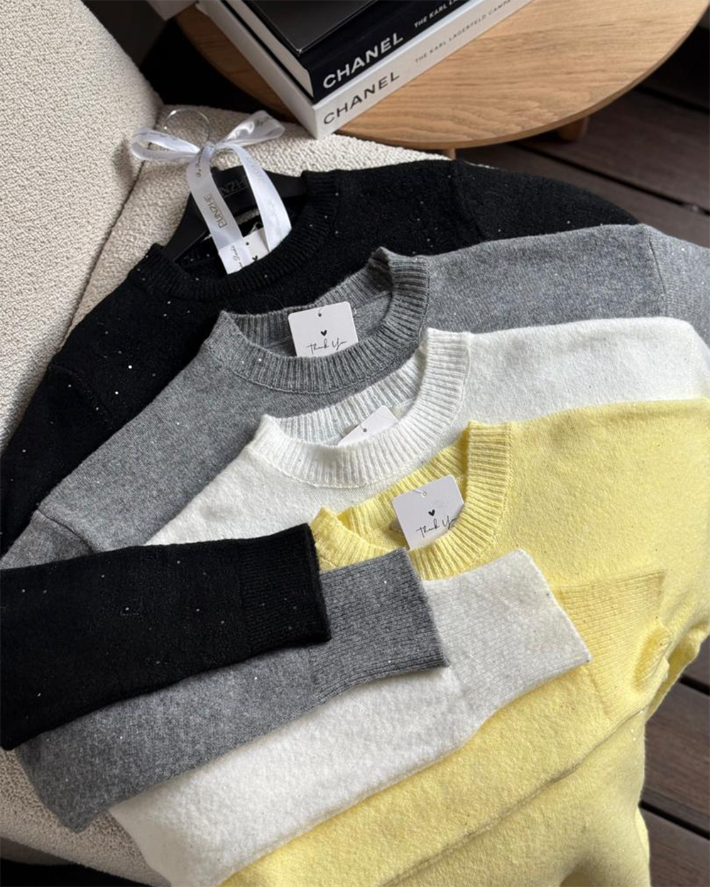 بافت یقه گرد شاینی