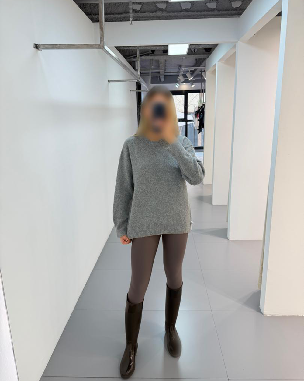 بافت یقه گرد شاینی