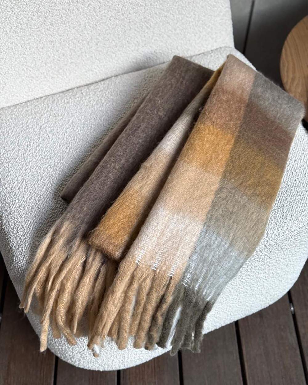 شال چهارخونه جدید