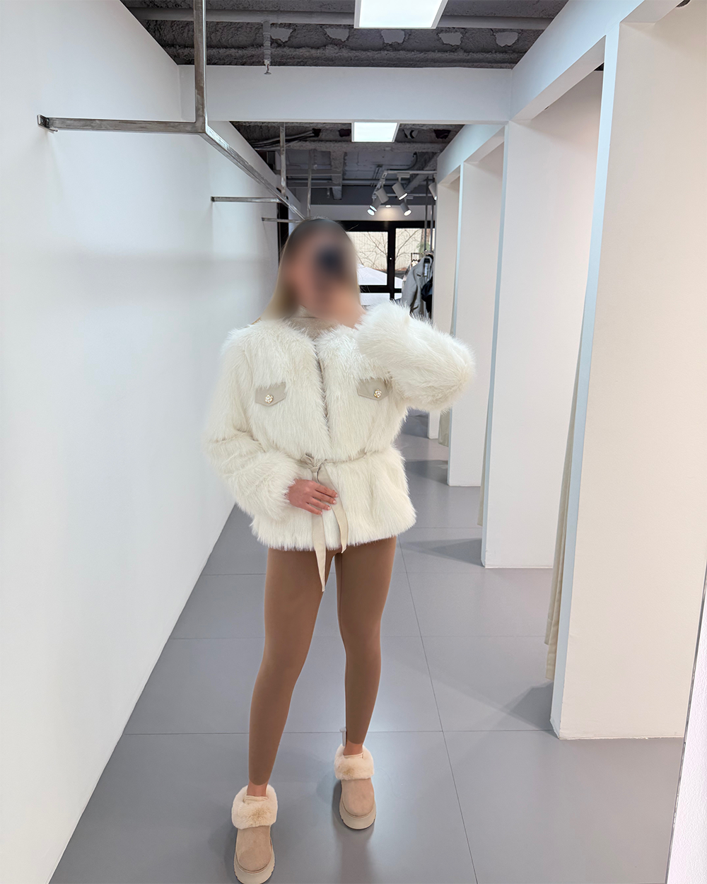 کت پوست کمردار